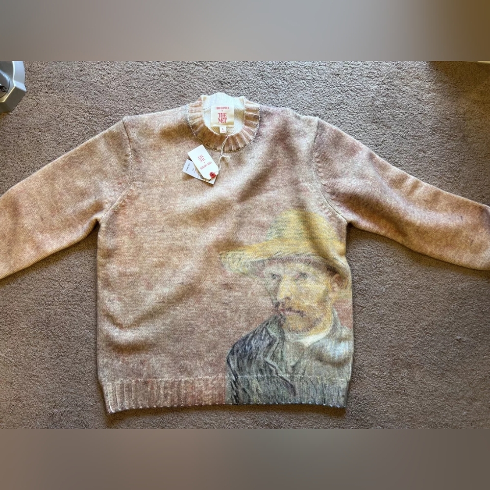 Todd Snyder  X The Met Van Gogh Sweater Large Men’s NWT $398